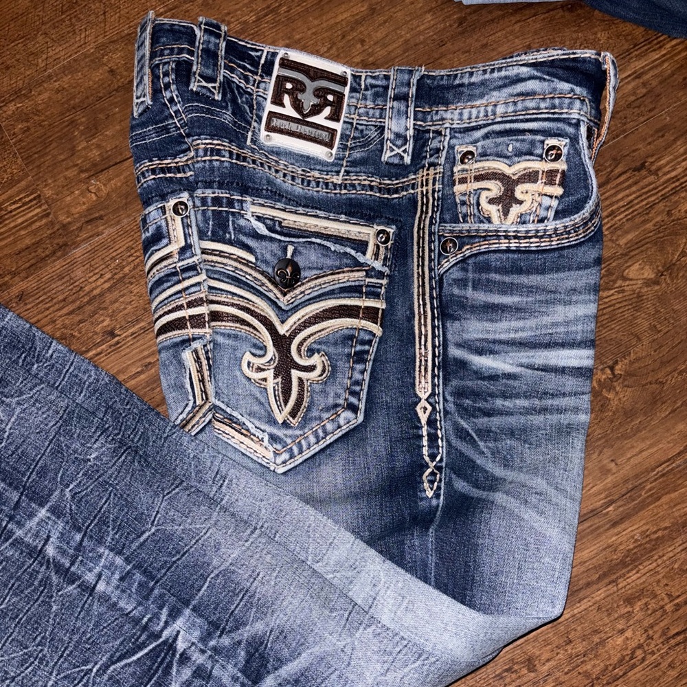 Rock Revival Blue Denim Jeans